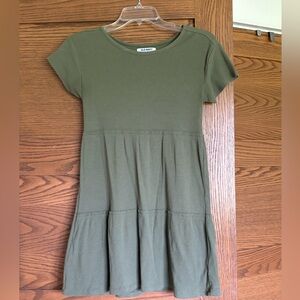 Light army green dress